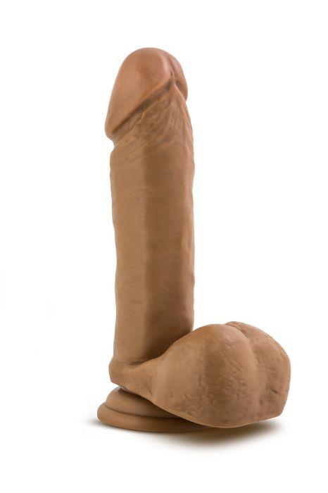 DR. SKIN DR. WILLIAM 8 INCH DILDO WITH BALLS TAN