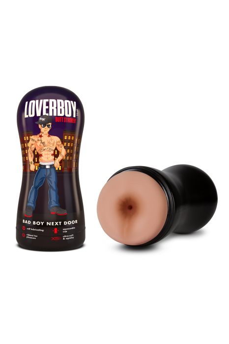 LOVERBOY BAD BOY NEXT DOOR  SELF LUBRICATING STROKER BEIGE