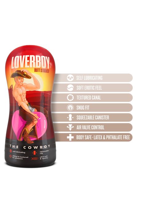 LOVERBOY COWBOY SELF LUBRICATING STROKER BEIGE