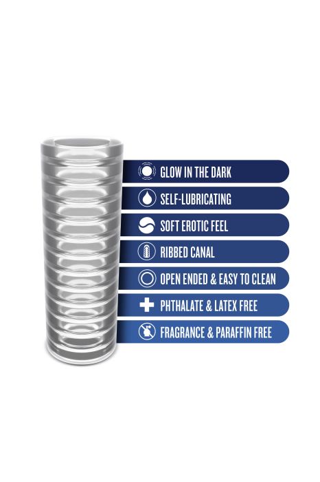RIZE RIBZ SELF LUBRICATING STROKER CLEAR