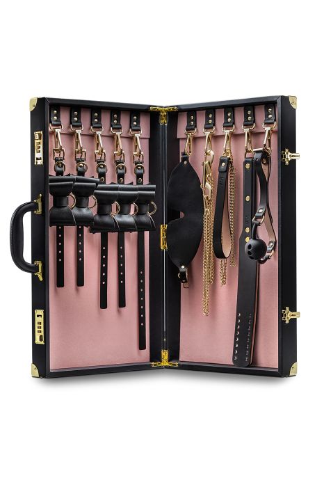 TEMPTASIA SAFE WORD BONDAGE KIT WITH SUITCASE BLACK