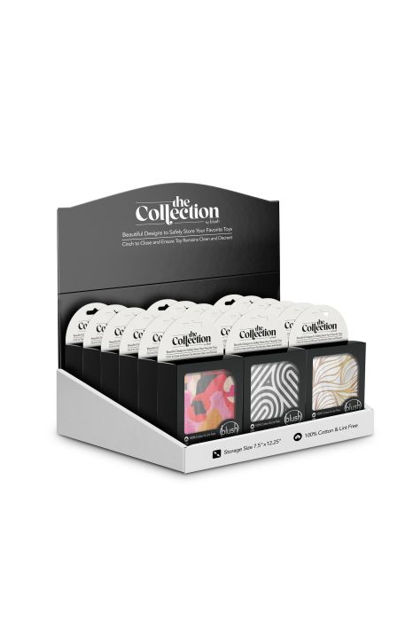 THE COLLECTION COTTON TOY BAG 18 PCS COUNTER DISPLAY ASSORTED