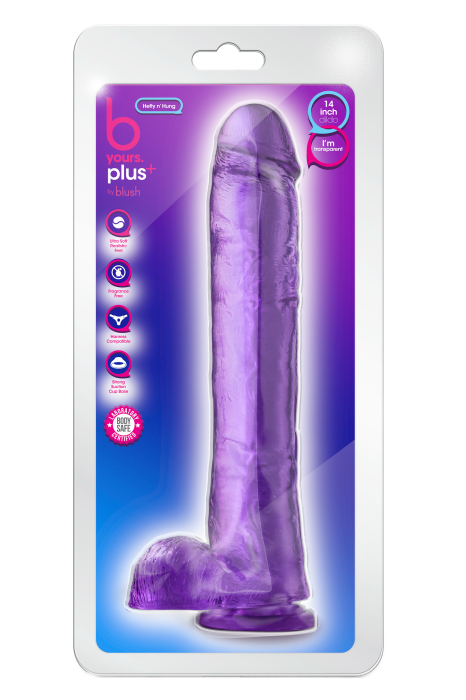 B YOURS PLUS HEFTY N’ HUNG PURPLE