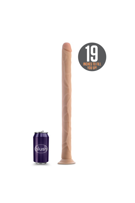 DR. SKIN 19 INCH DILDO BEIGE