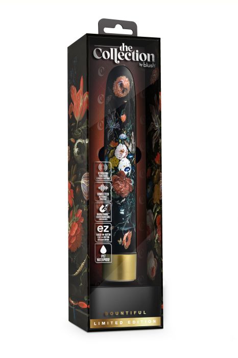 THE COLLECTION BOUNTIFUL 7 INCH RECHARGEABLE VIBE FLORA