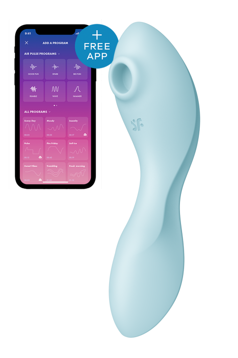 SATISFYER CURVY TRINITY 5+ BLUE