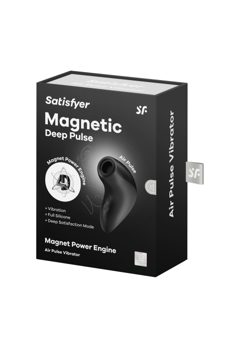 SATISFYER MAGNETIC DEEP PULSE BLACK