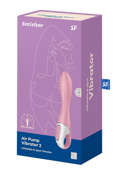 SATISFYER AIR PUMP VIBRATOR 2 LIGHT RED