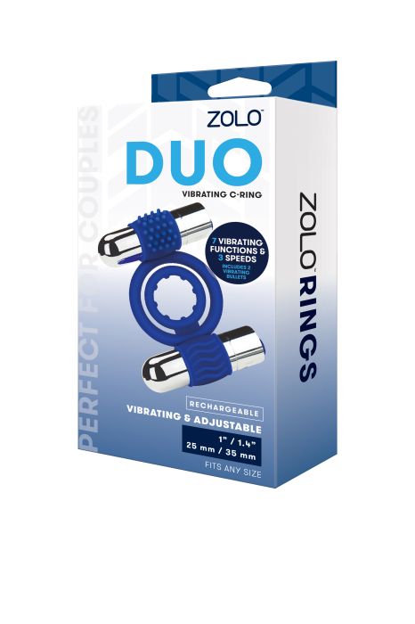 ZOLO DUO VIBRATING C-RING
