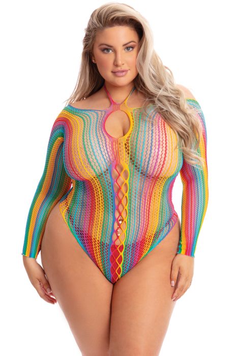 MORE COLOR LONG SLEEVE BODY PLUS SIZE