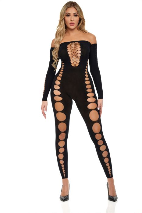 BOUJEE GANG BODYSTOCKING BLACK, OS