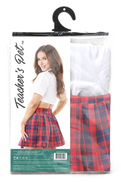 TEACHER PET 2 PCS SCHOOLGIRL COSTUME