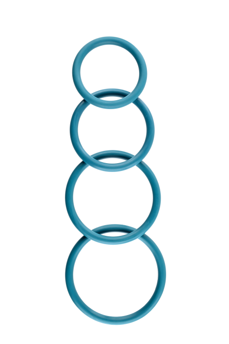 SPORTSHEETS TURQUOISE O RING 4 PACK