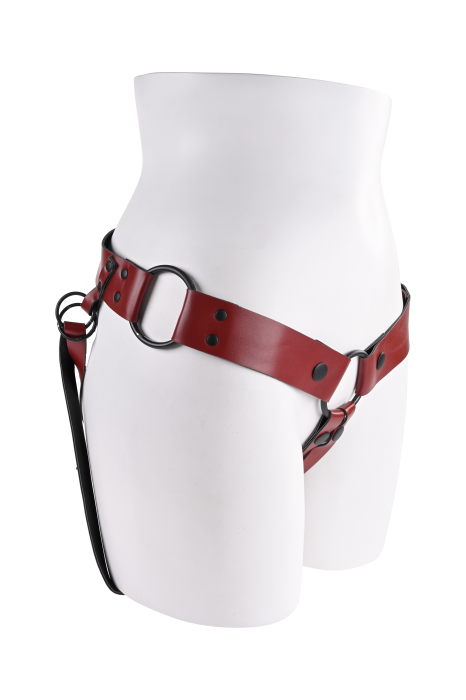 SPORTSHEETS SAFFRON MONTE STRAP ON RED