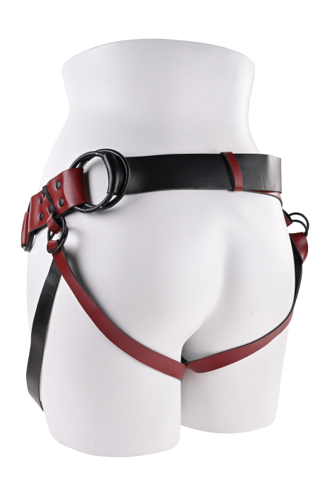 SPORTSHEETS SAFFRON MONTE STRAP ON RED