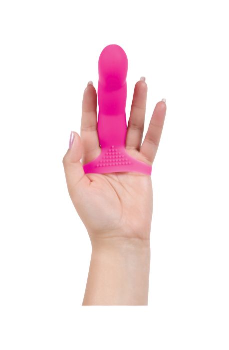 A&E G SPOT TOUCH FINGER VIBRATOR PINK