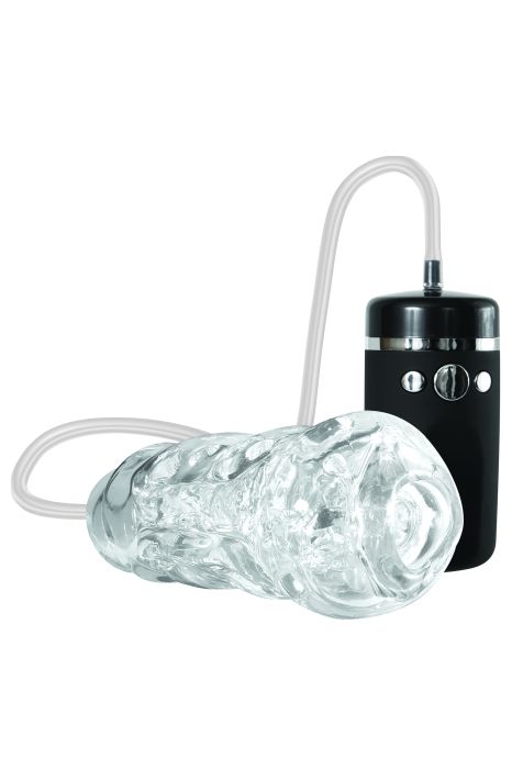 A&E VIBRATING & SUCKING STROKER