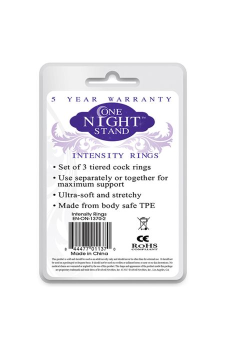 EVOLVED INTENSITY RINGS ONE NIGHT STAND