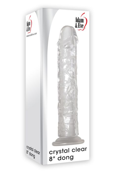 A&E CRYSTAL CLEAR 8 INCH DONG