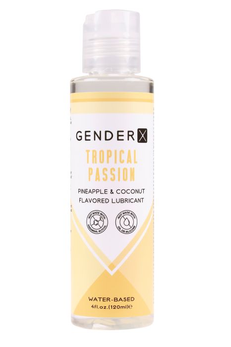 GENDER X TROPICAL PASSION FLAVORED LUBE, 120ML