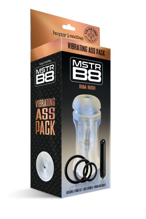 HAPPY ENDING MSTR B8 VIBRATING ASS PACK BUM RUSH FIVE PC KIT