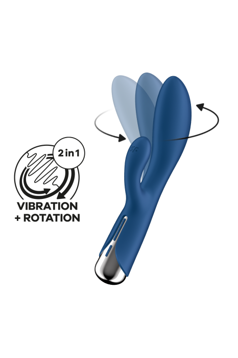 SATISFYER SPINNING RABBIT 1 BLUE