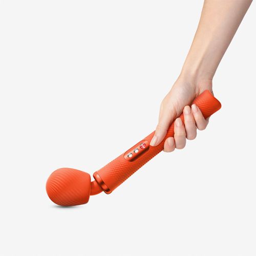 Fun Factory-Vim Weighted Rumble Wand Sunrise Orange