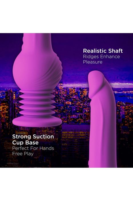 IMPRESSIONS NEW YORK GYROQUAKE DILDO PURPLE