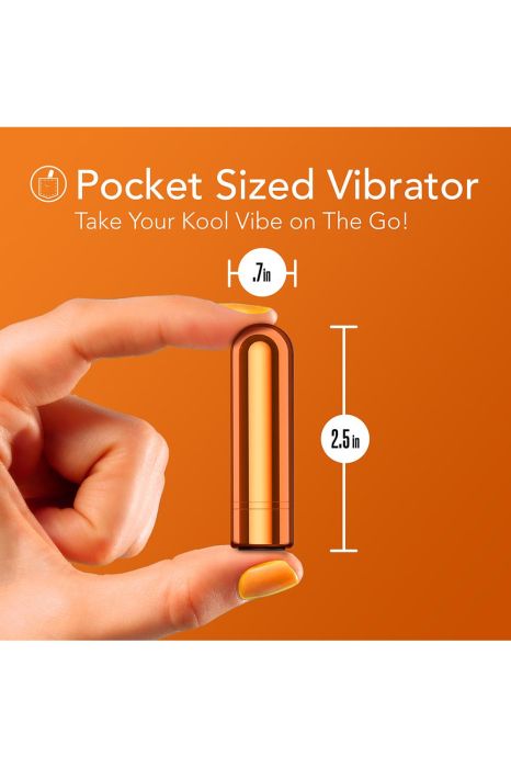 KOOL VIBES RECHARGEABLE MINI BULLET TANGERINE