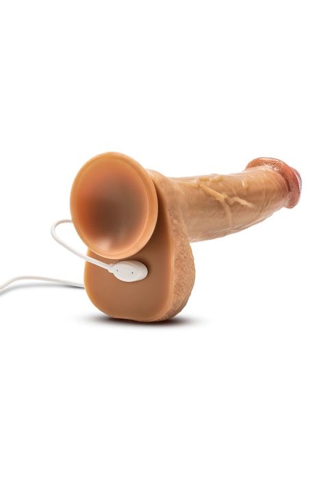 DR. SKIN SILICONE DR. PHILLIPS 8.5 INCH THRUSTING DILDO TAN