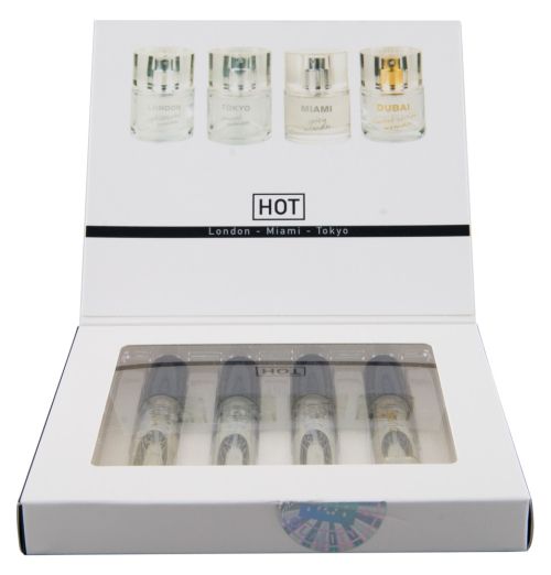 Hot Tester Box LMTD women Pheromone perfume set 4 x 5 ml