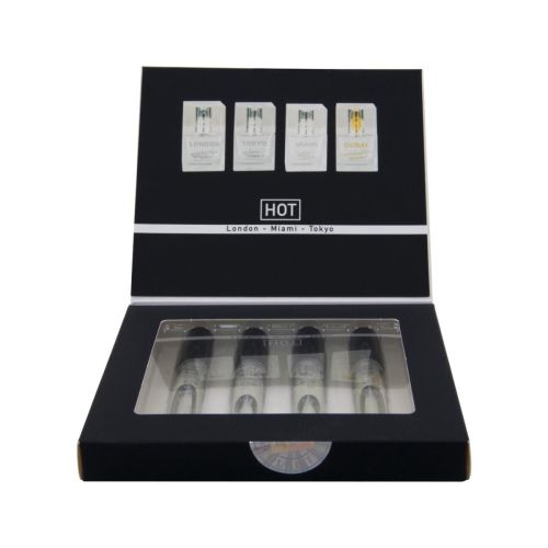 Hot Tester Box LMTD men Pheromone perfume set 4 x 5 ml