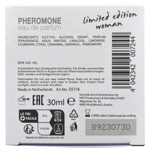 Hot DUBAI woman Parfum With pheromones30ml