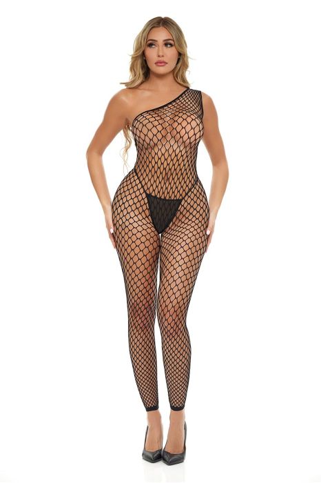 Let'S Link Bodystocking Black, Os