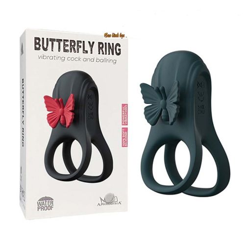 Пръстен за пенис Aphra Butterfly Ring с 10 режима на вибрация.