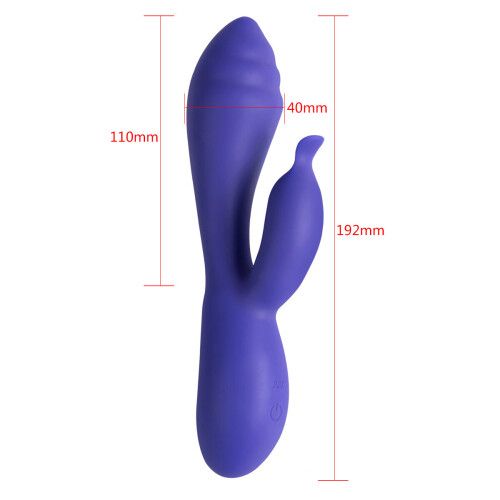 Ripple Dual Ribbed Vibrator Clitoral Vaginal Massager Higher Pleasure