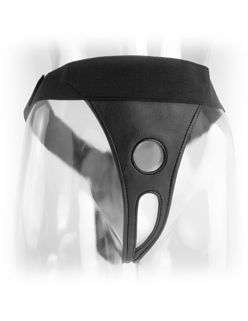 Crotchless Harness Black