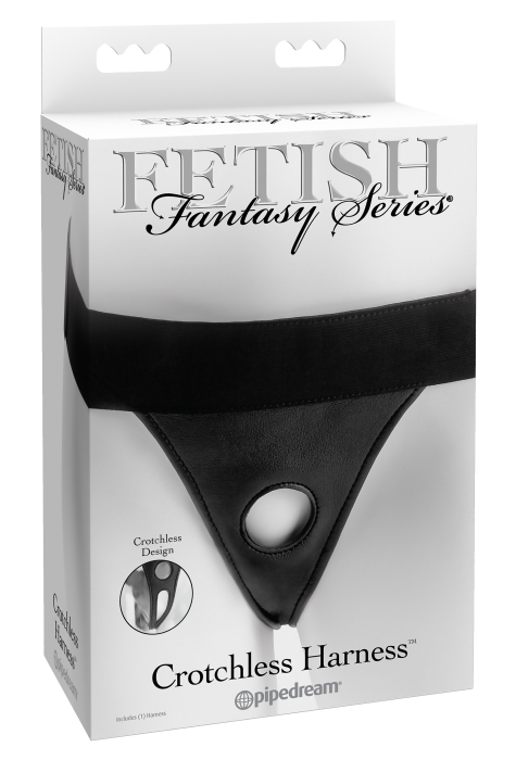 Crotchless Harness Black