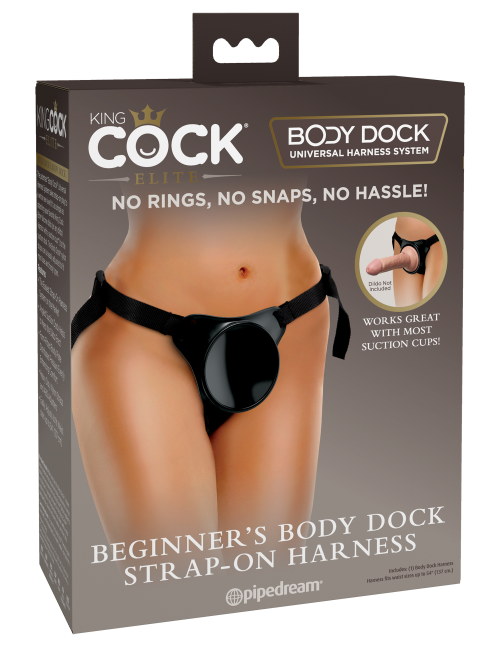 Beginner's Body Dock Strap-on Harness Black