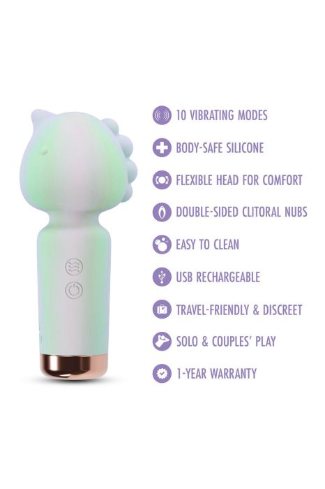 Unicorn Dreams Wand Vibrator-Blush-Play with me