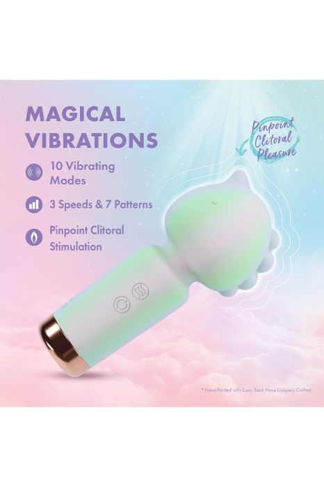 Unicorn Dreams Wand Vibrator-Blush-Play with me