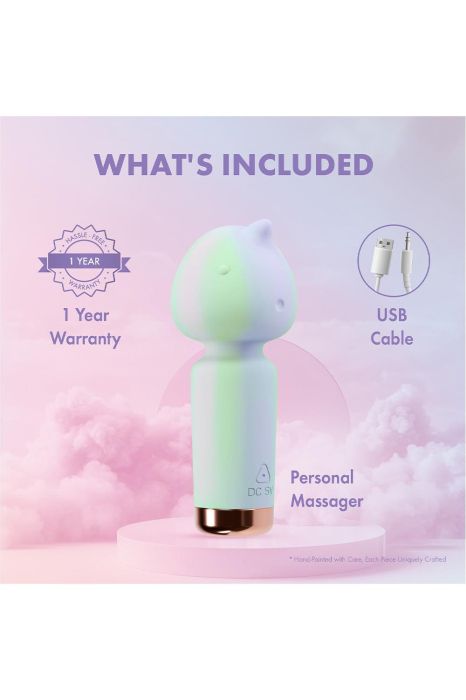 Unicorn Dreams Wand Vibrator-Blush-Play with me