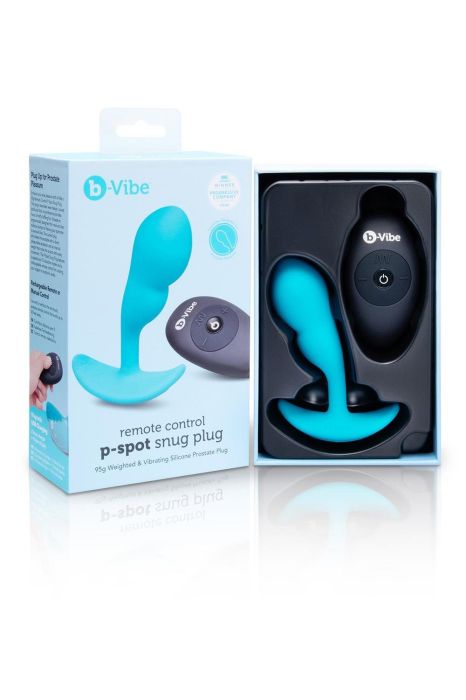 Remote Control P-Spot Snug Plug 95Gr Blue