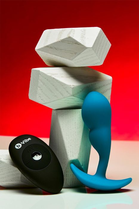 Remote Control P-Spot Snug Plug 95Gr Blue