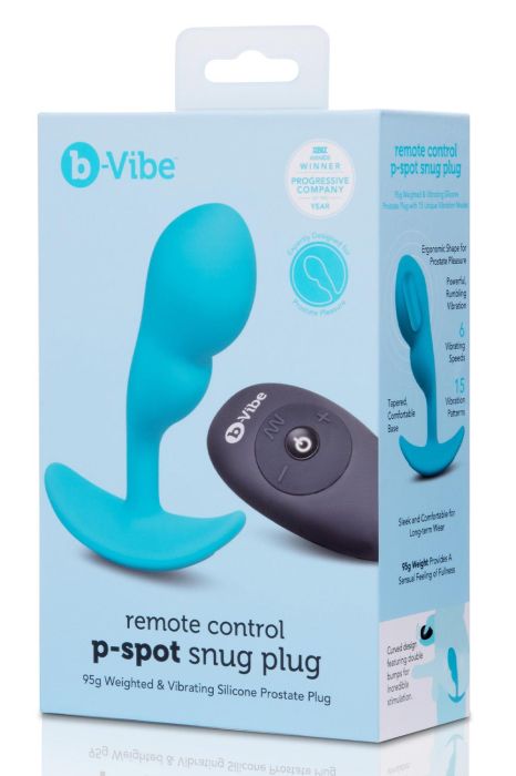 Remote Control P-Spot Snug Plug 95Gr Blue