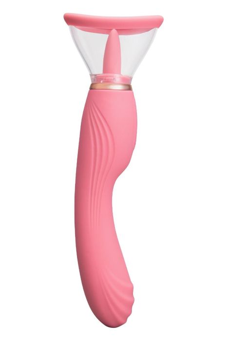 Lick 3-1 Double Ended Vibe With Licking Tongue Stimulator