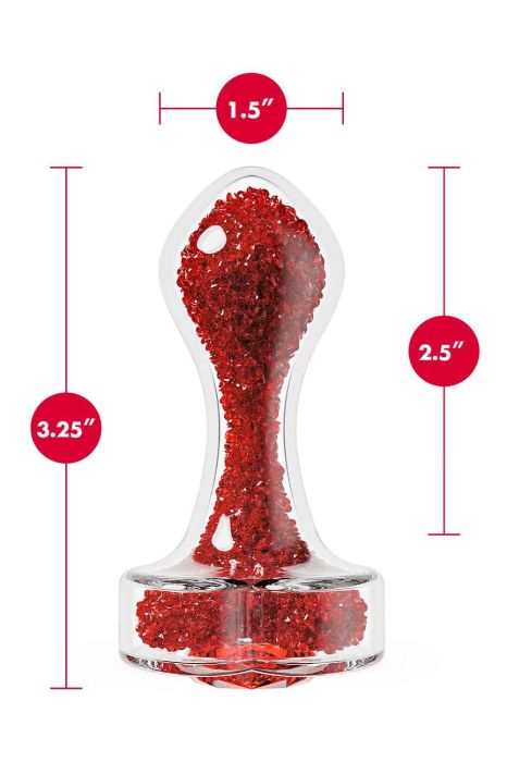 Lustre Red Anal Plug