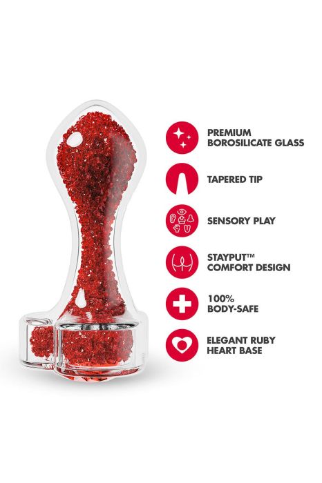 Lustre Red Anal Plug