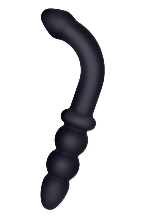 6.5 Inch Silicone Double Headed Plug Black