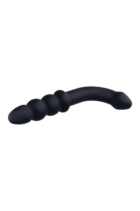 6.5 Inch Silicone Double Headed Plug Black